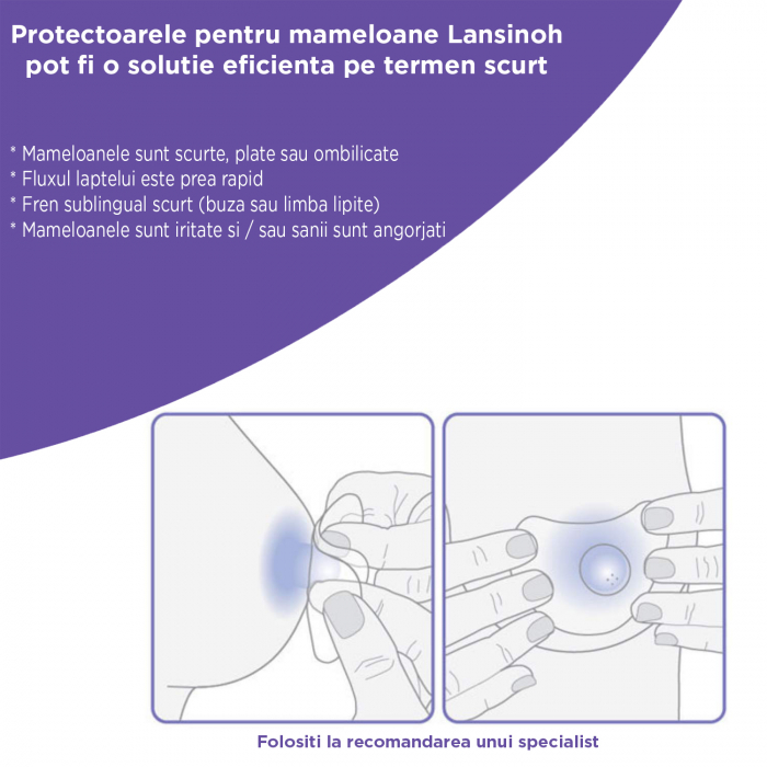 Protectoare mamelon x 2 buc 24 mm- Lansinoh [3]