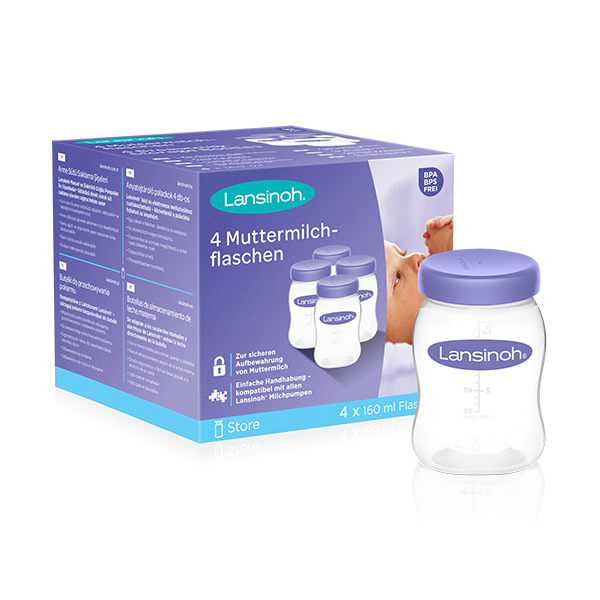 Recipient de stocare a laptelui matern - Lansinoh (4 buc.) [1]
