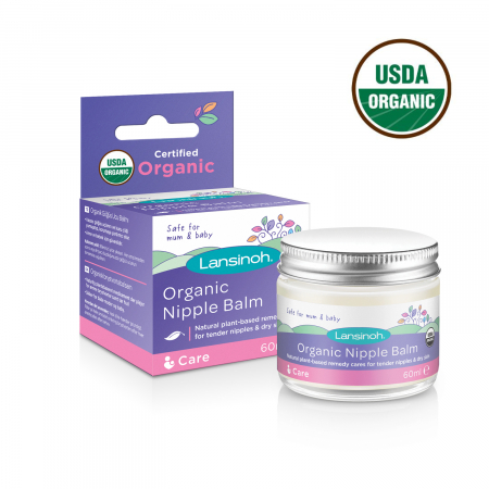 Balsam organic pentru mameloane Lansinoh - 60 ml.