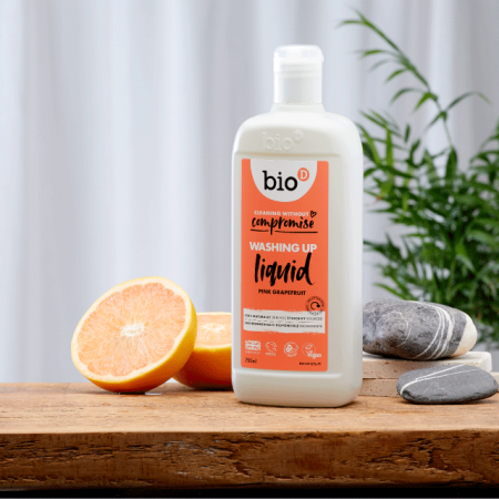 Detergent lichid pentru vase cu grepfrut x 750 ml, BIO-D, Vegan [1]