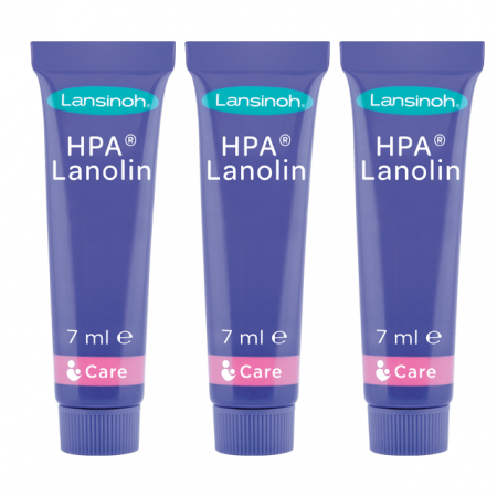 Pachet 3x HPA® Lanolină cremă pentru mameloane Lansinoh (mini) - 7 ml. [1]