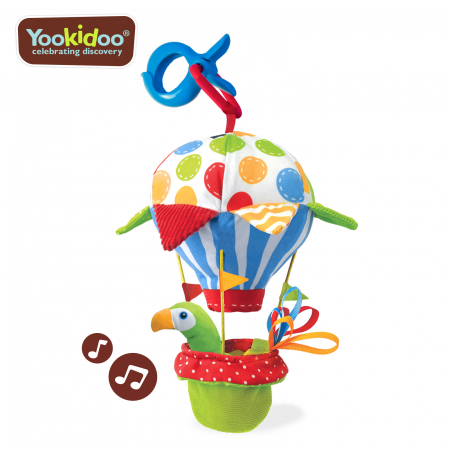 Jucărie balon muzical cu activități, 0 luni +, Yookidoo