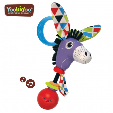 Jucărie măgăruș muzical cu activități, yookidoo, 0 luni +, Yookidoo [0]