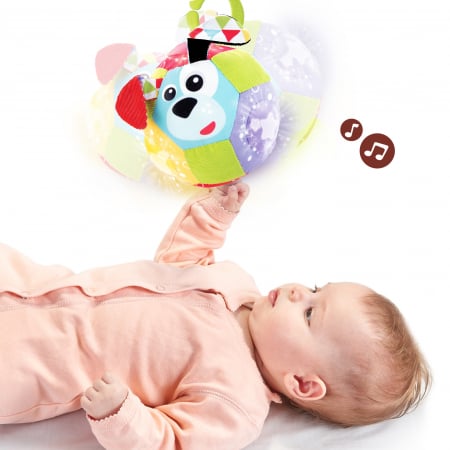 Jucărie minge cu lumini și muzică, 3 luni +, Yookidoo [3]