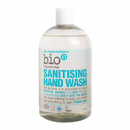Săpun lichid de mâini fără miros, hipoalergenic, vegan x 500ml - Bio-D