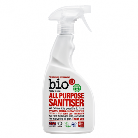 Spray de curățat pentru suprafețe multiple, vegan x 500 ml - Bio-D