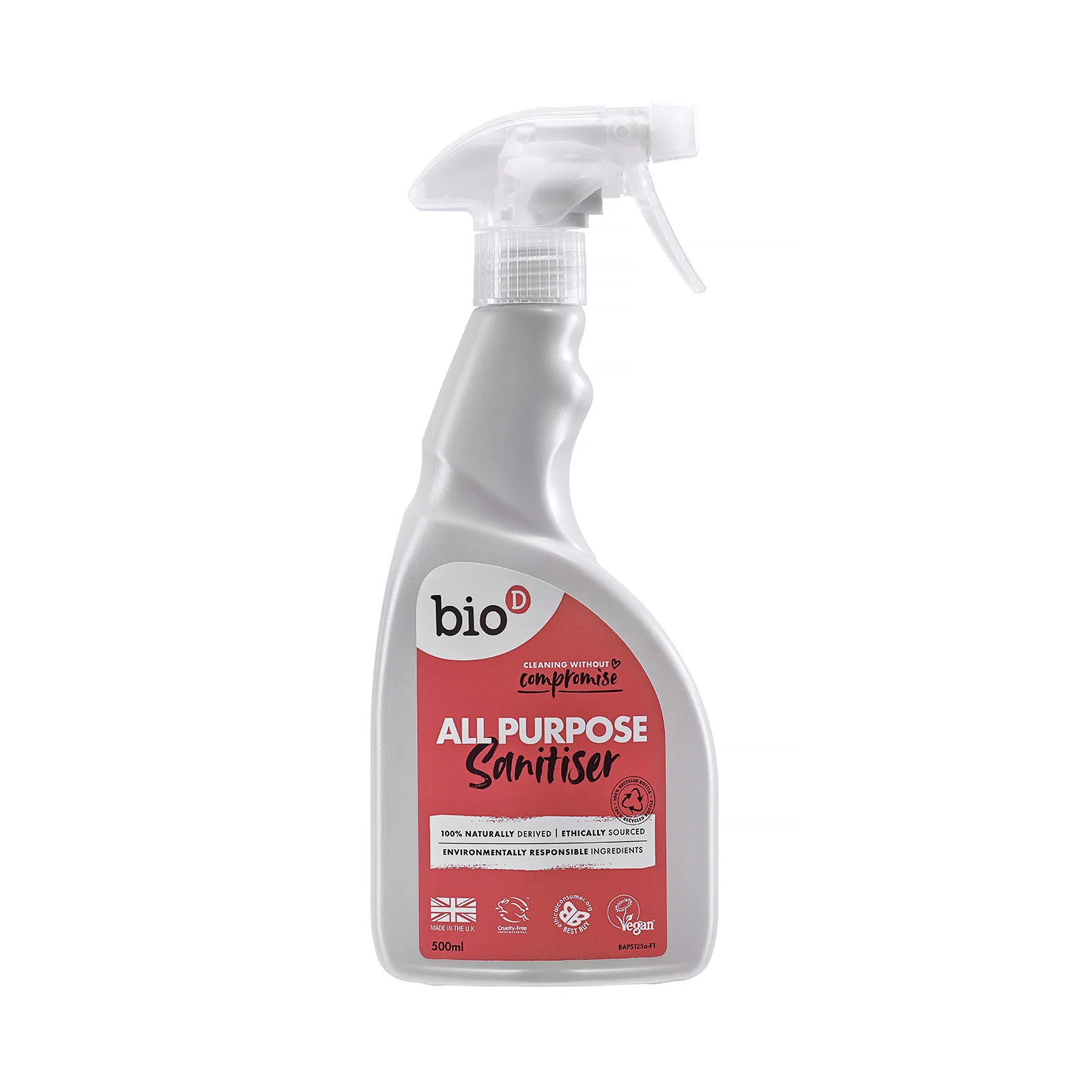Spray de curățat pentru suprafețe multiple, vegan x 500 ml - Bio-D [3]