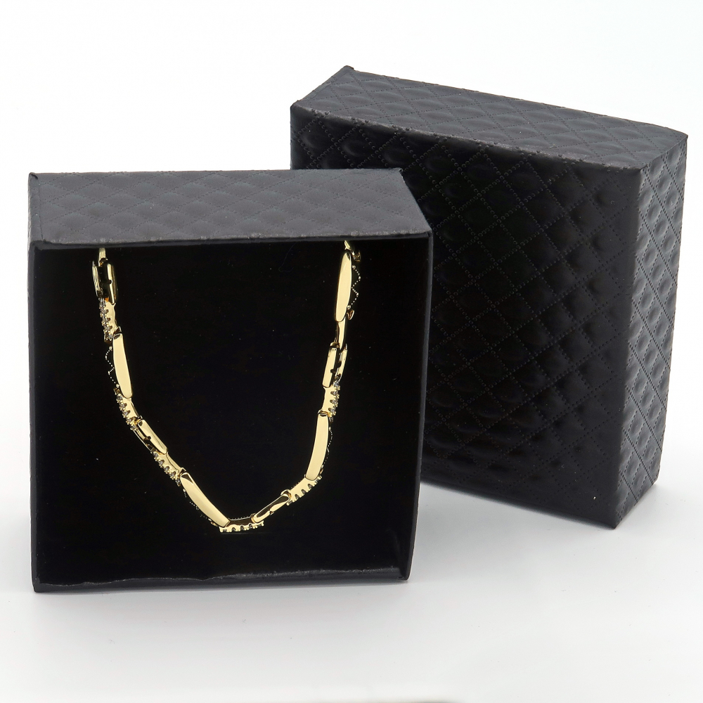 Bratara Eleganta Aurie cu Strasuri Zirconiu - Model Geometric [3]