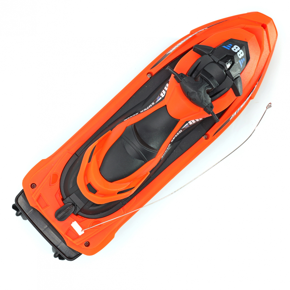 Jet Ski Negru Portocaliu 27MHZ cu telecomanda - Perfect pentru adulti si copii! [4]