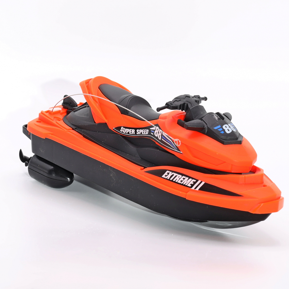 Jet Ski Negru Portocaliu 27MHZ cu telecomanda - Perfect pentru adulti si copii! [2]