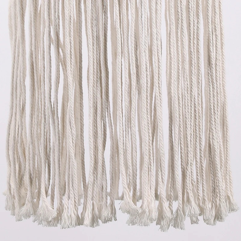 Masca Lustra Macrame Bej - Decoratiune Suspendata Eleganta (25x115cm) [2]