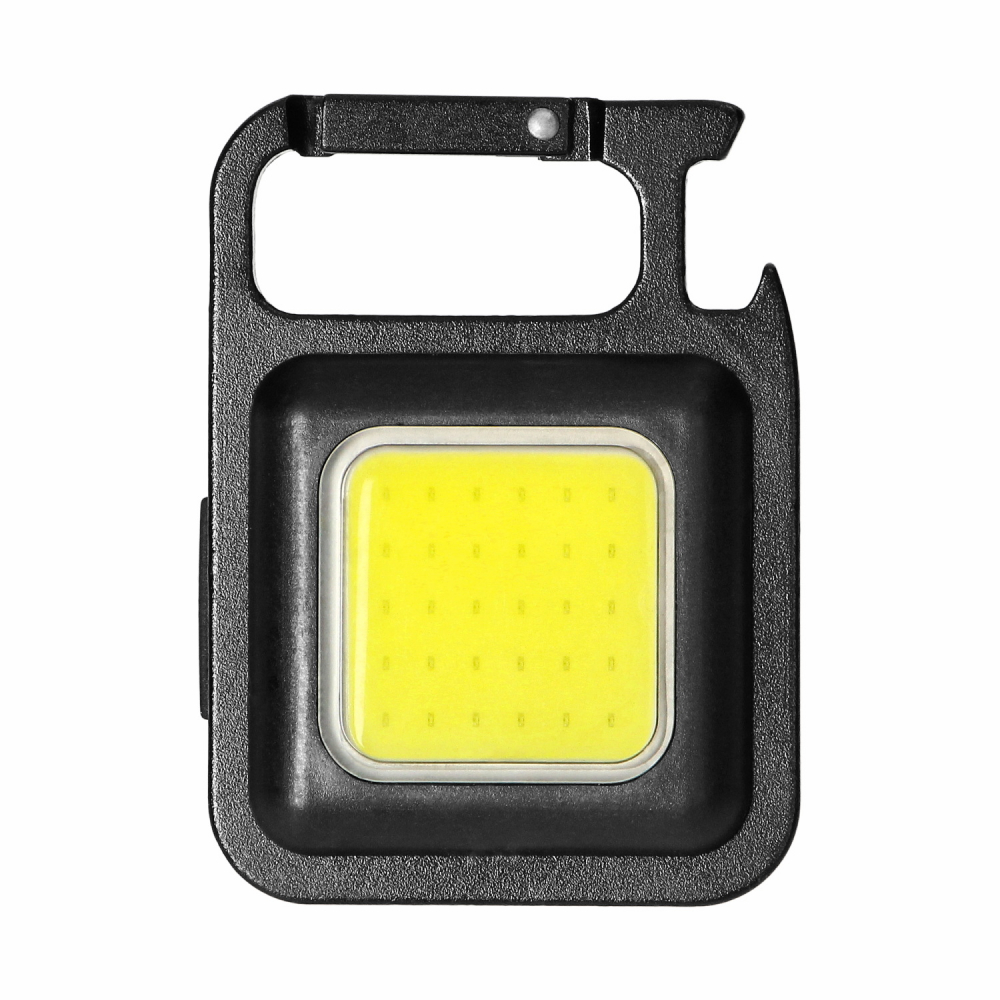 Mini Lanterna Ultra Compacta Metalica Tip Breloc NextTrend - Reincarcabila, LED COB, Ultra Compacta, 3 Moduri de Iluminare, Magnet, Carabina si Desfacator de Sticle [1]