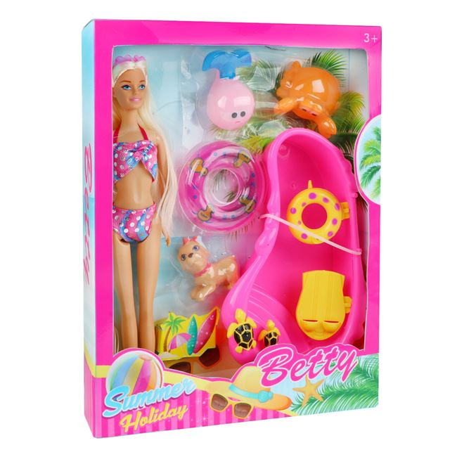 Papusa Betty pentru Vacanta de Vara - Insotita de Accesorii Atragatoare pentru Jocuri Pline de Imaginatie! [1]