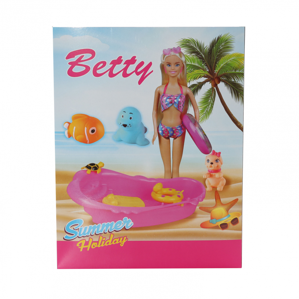 Papusa Betty pentru Vacanta de Vara - Insotita de Accesorii Atragatoare pentru Jocuri Pline de Imaginatie! [3]