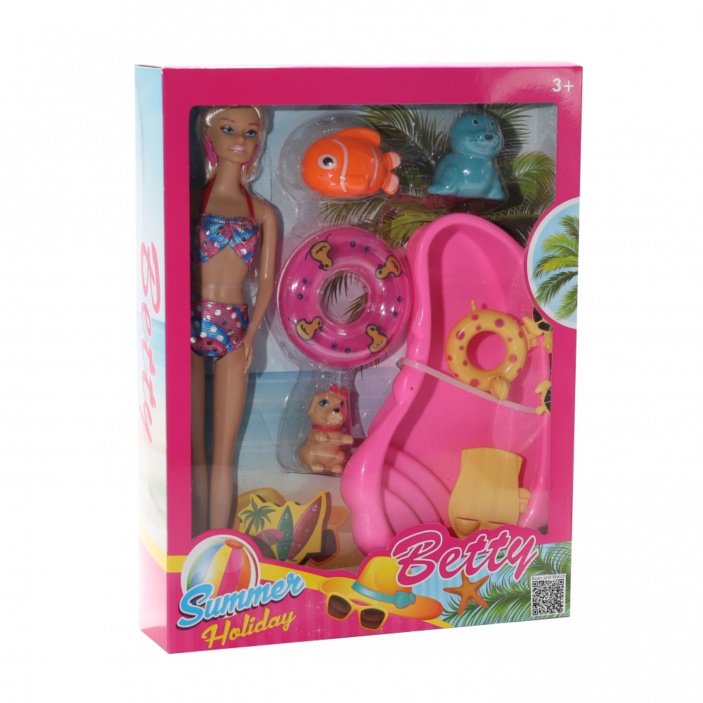 Papusa Betty pentru Vacanta de Vara - Insotita de Accesorii Atragatoare pentru Jocuri Pline de Imaginatie! [2]