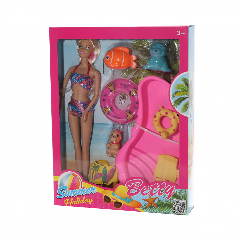 Papusa Betty pentru Vacanta de Vara - Insotita de Accesorii Atragatoare pentru Jocuri Pline de Imaginatie! [4]