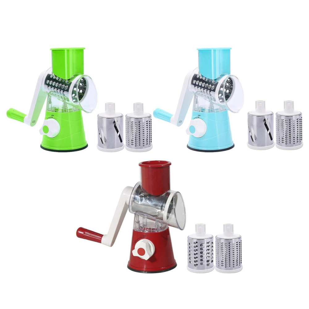 Razatoare manuala Multifunctionala Rotativa 3 in 1, Next Trend, Usor de Curatat, Ideala pentru Fructe, Legume Branza si Nuci [7]