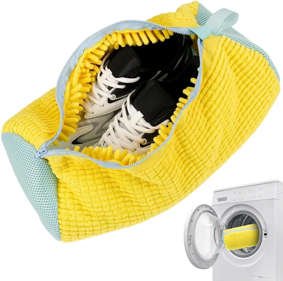 Sac pentru Spălat Încălțăminte NEXT TREND – Protecție Pantofi, Fibră Moale, Fermoar Premium, 39x19 cm [1]