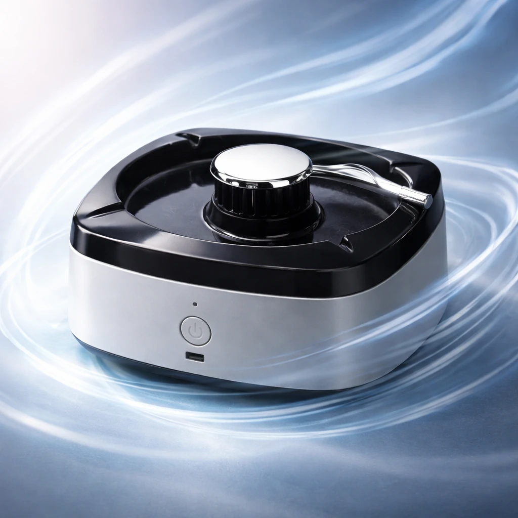 Scrumieră Inteligentă cu Purificator de Aer – Fără Fum, Reîncărcabilă USB, pentru Casă, Birou sau Mașină [2]