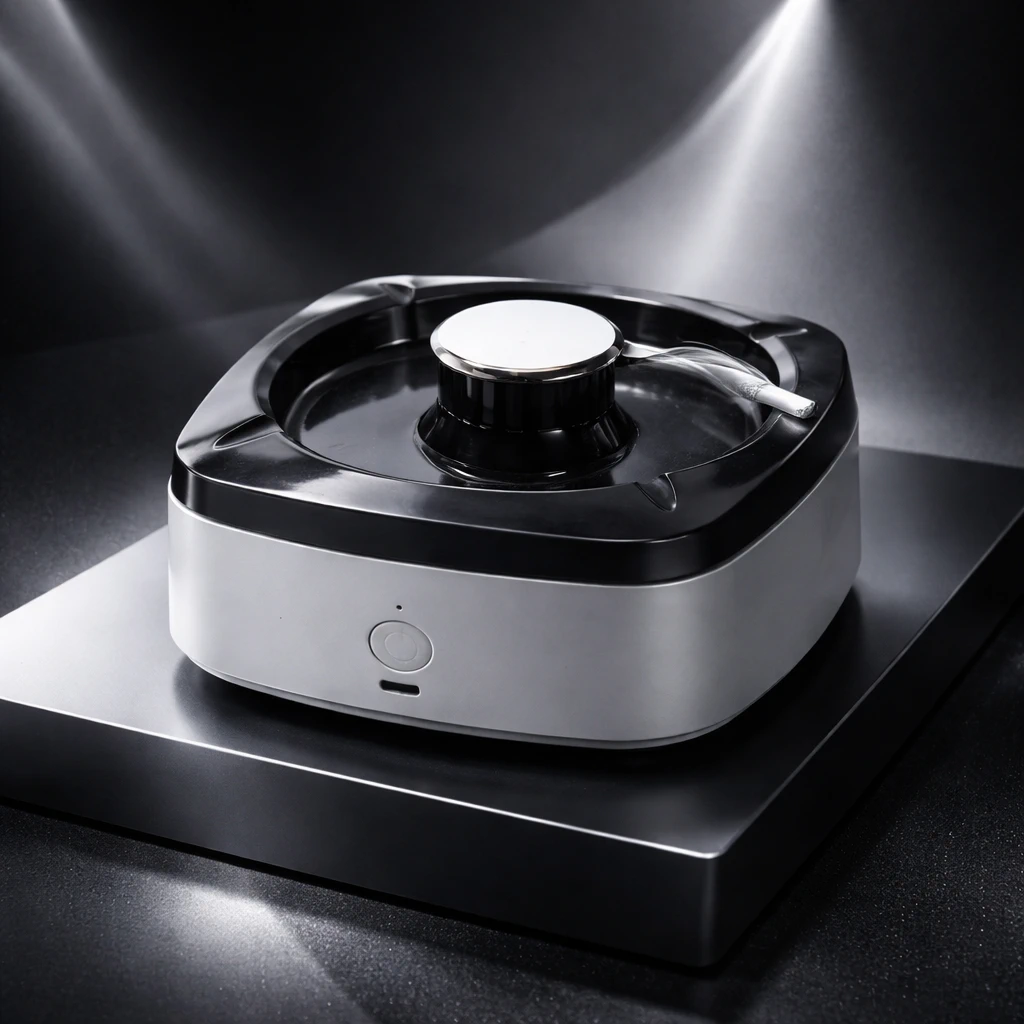 Scrumieră Inteligentă cu Purificator de Aer – Fără Fum, Reîncărcabilă USB, pentru Casă, Birou sau Mașină [4]