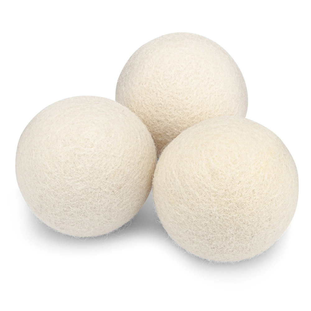 Set 3 Bile din Lana Anti - Sifonare si Aromaterapie pentru Masina de Spalat si Uscator, Next Trend, Ø6cm [1]
