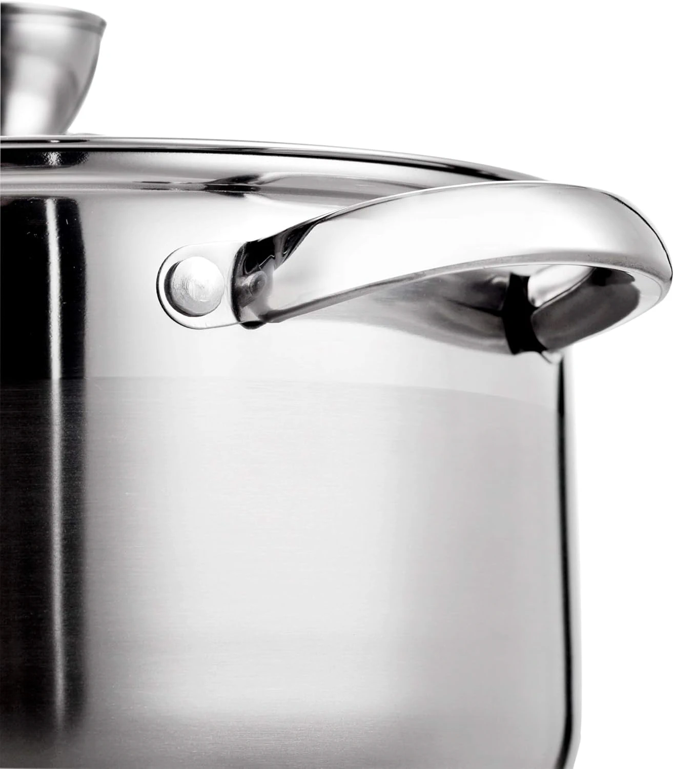 Set 3 Oale Inox cu Capac din Sticla - Fund 5 straturi, 2.3L, 3.2L, 4.2L - Durabilitate si Eficienta [4]
