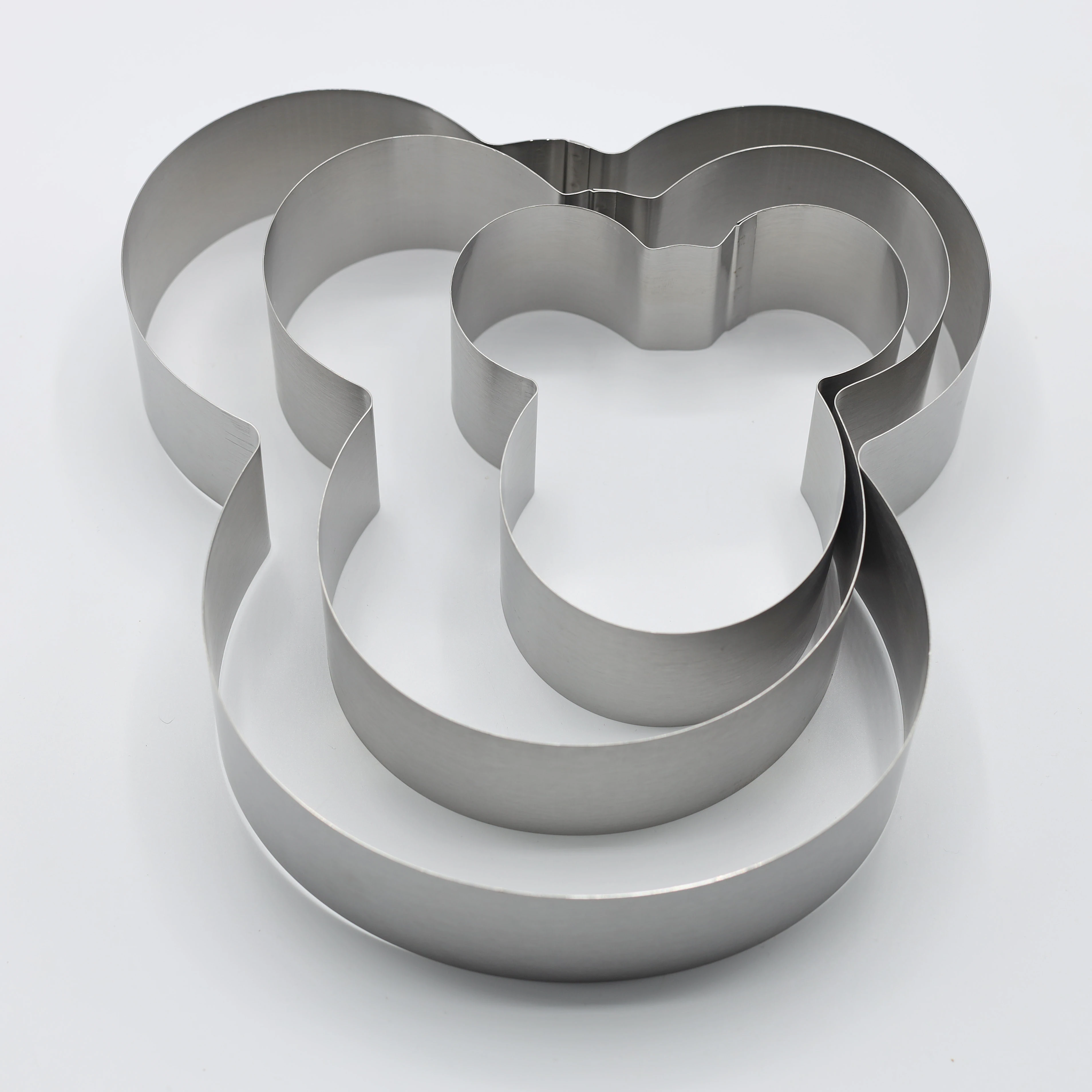 Set 9 Forme Inox pentru Tort Mickey Mouse Inima si Floare [5]