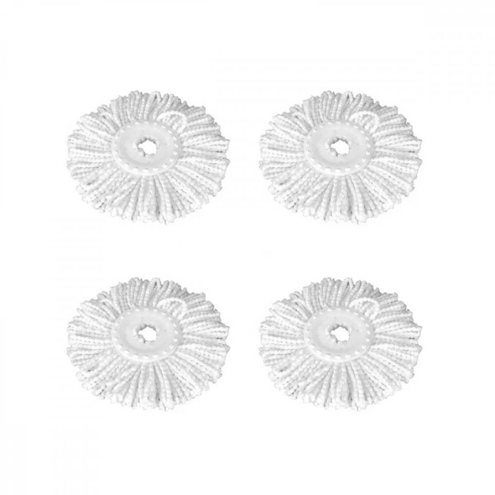 Set Mop Rotativ 360° cu Galeata Centrifuga din Inox - 4 Rezerve, Next Trend [9]