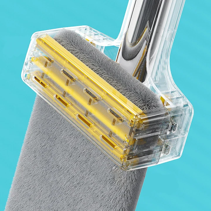 Set Mop Rotativ cu 4 Lavete Microfibra si Galeata Pliabila 8L – Curatare Eficienta & Multifunctionala [8]