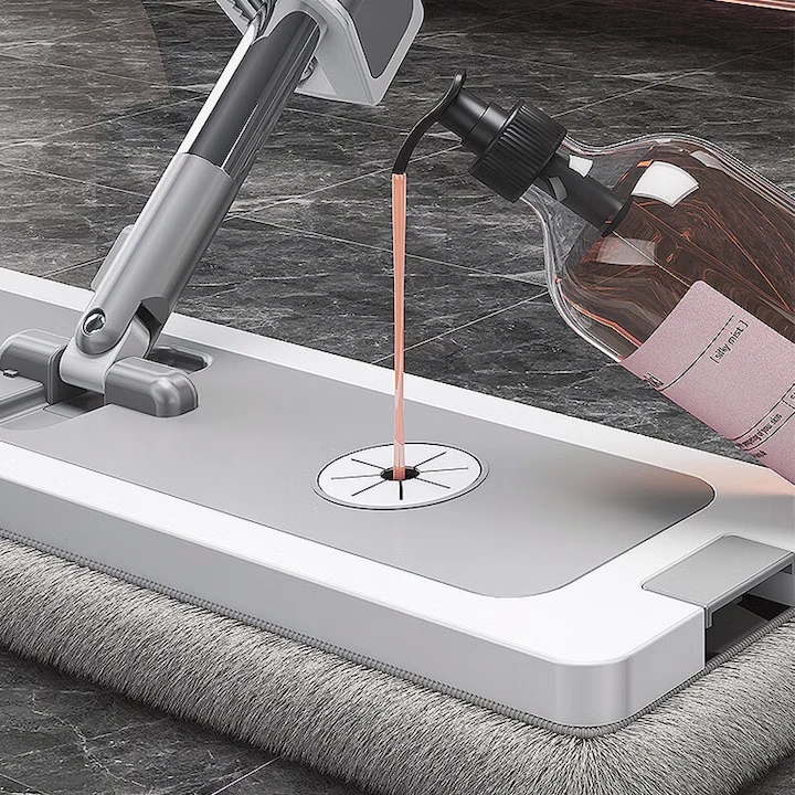 Set Mop Rotativ cu 4 Lavete Microfibra si Galeata Pliabila 8L – Curatare Eficienta & Multifunctionala [2]