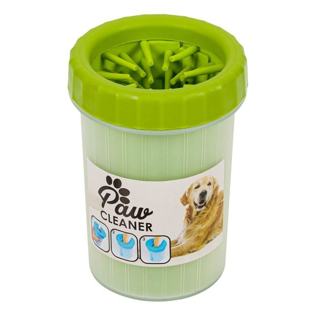 Suport din Plastic pentru Curatarea Labutelor Cainilor - Ø10x15cm: Solutia Eficienta si Igienica pentru Igiena Animalelor de Companie! [4]