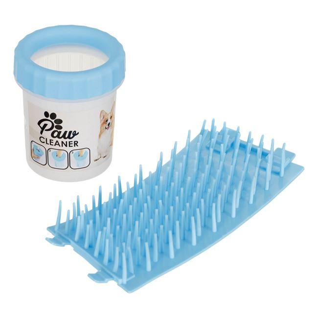 Suport din Plastic pentru Curatarea Labutelor Cainilor – Ø9.5x15cm: Solutia Eficienta si Igienica pentru Igiena Animalelor de Companie! [3]