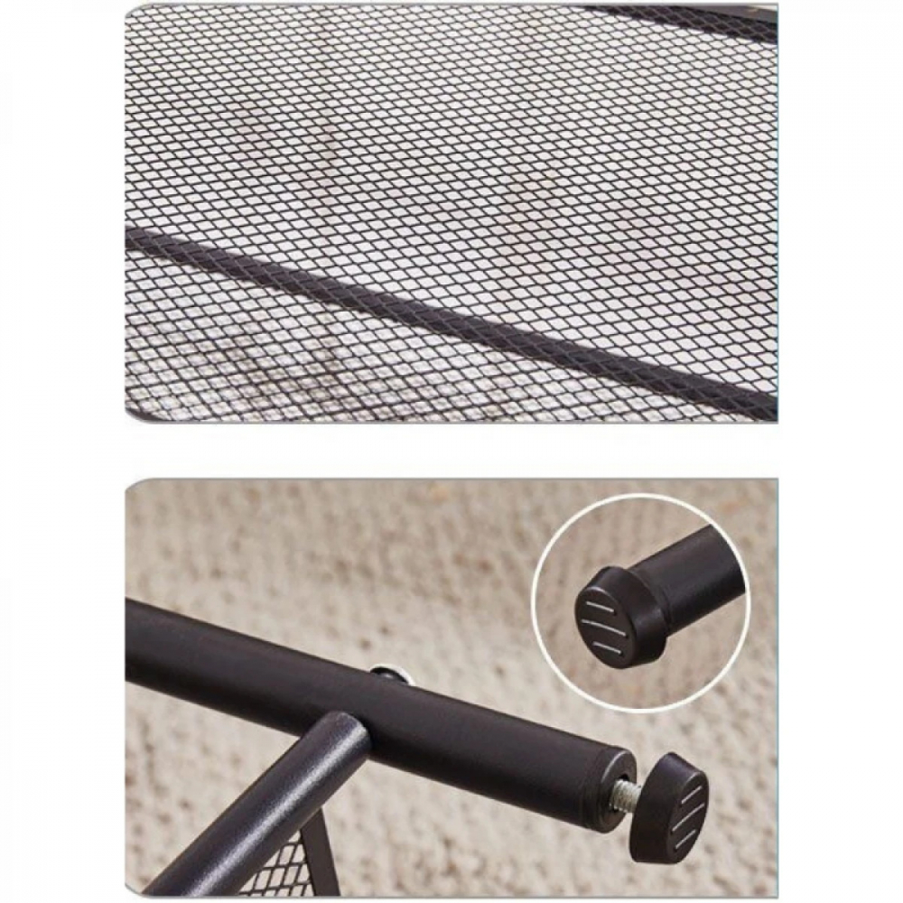 Suport Metalic Incaltaminte / Pantofar, 4 Nivele, Negru,  60x28x75 cm - Organizare Inteligenta a Pantofilor [5]