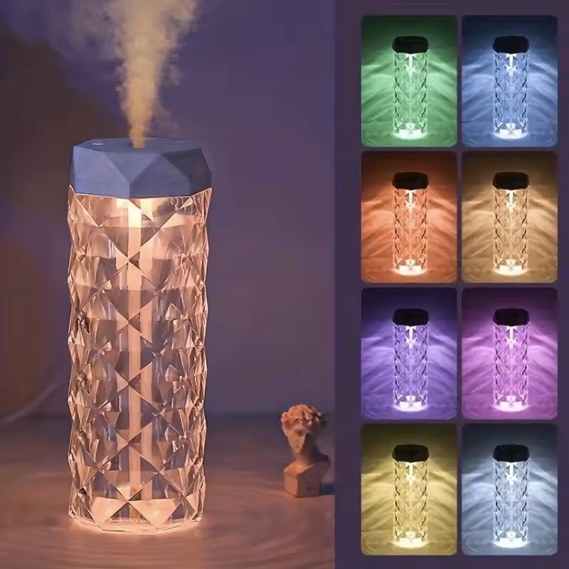 Umidificator 2 in 1 cu Difuzor de Arome si Lampa LED RGB - 1L, Aer Proaspat si Relaxare [1]