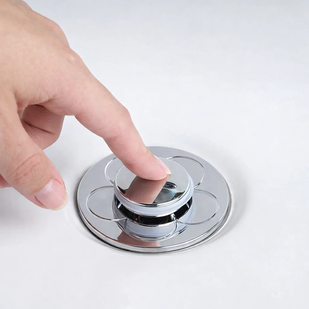 Dop Chiuvetă - Cadă Pop-Up Universal cu Filtru Anti-păr | Set 3 buc [5]