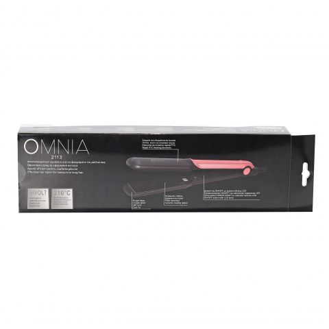 Placa de Indreptat Parul Omnia Electrica cu Acoperire Ceramica - Roz Auriu, 25-30W: Unelte Profesionale pentru Parul Tau [3]