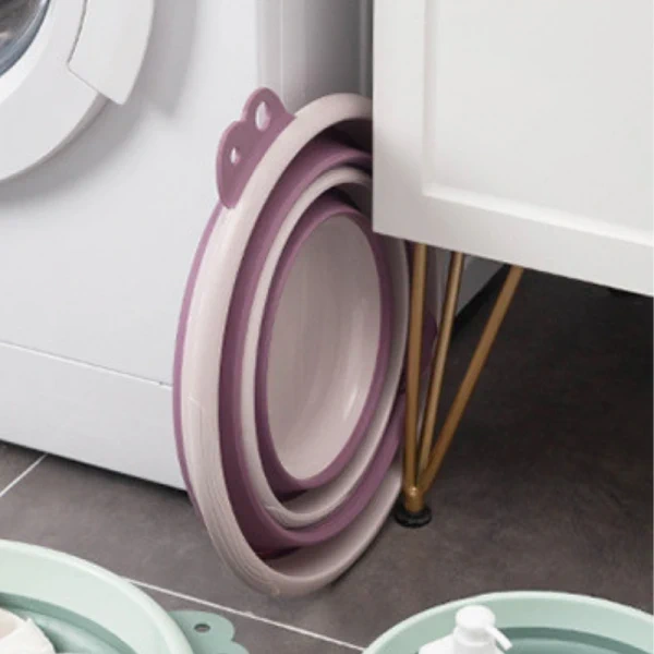 Set 2 Ligheane Pliabile 6L și 4L – Compacte pentru Baie, Bebeluși și Voiaj, 39/35 cm [4]