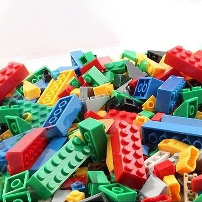 Set Cuburi de Constructie 350 Piese Colorate pentru Copii [2]