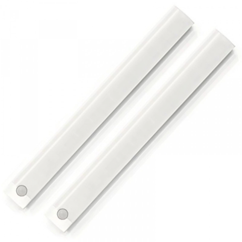 Corpuri de iluminat - Set 2 lampi LED SLIM cu senzor de miscare si lumina, intensitate reglabila, 30 cm, acumulator reincarcabil USB – ideal pentru bucatarie, hol, dressing sau garaj