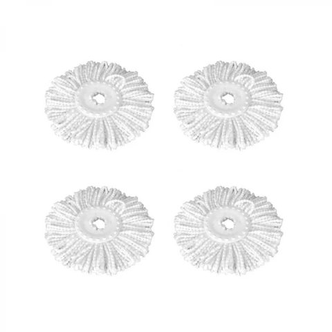 Set Mop Rotativ 360° cu Galeata Centrifuga din Inox - 4 Rezerve, Next Trend [8]