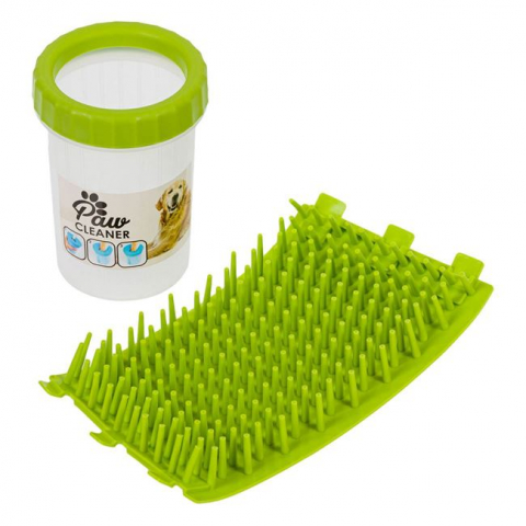 Suport din Plastic pentru Curatarea Labutelor Cainilor - Ø10x15cm: Solutia Eficienta si Igienica pentru Igiena Animalelor de Companie! [1]