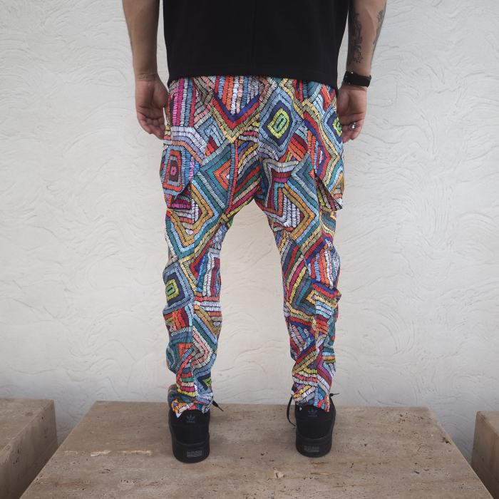 Pantalon din Fas Multicolor [5]