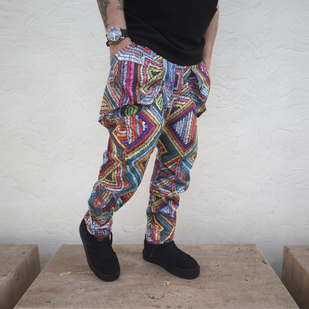 Pantalon din Fas Multicolor [2]