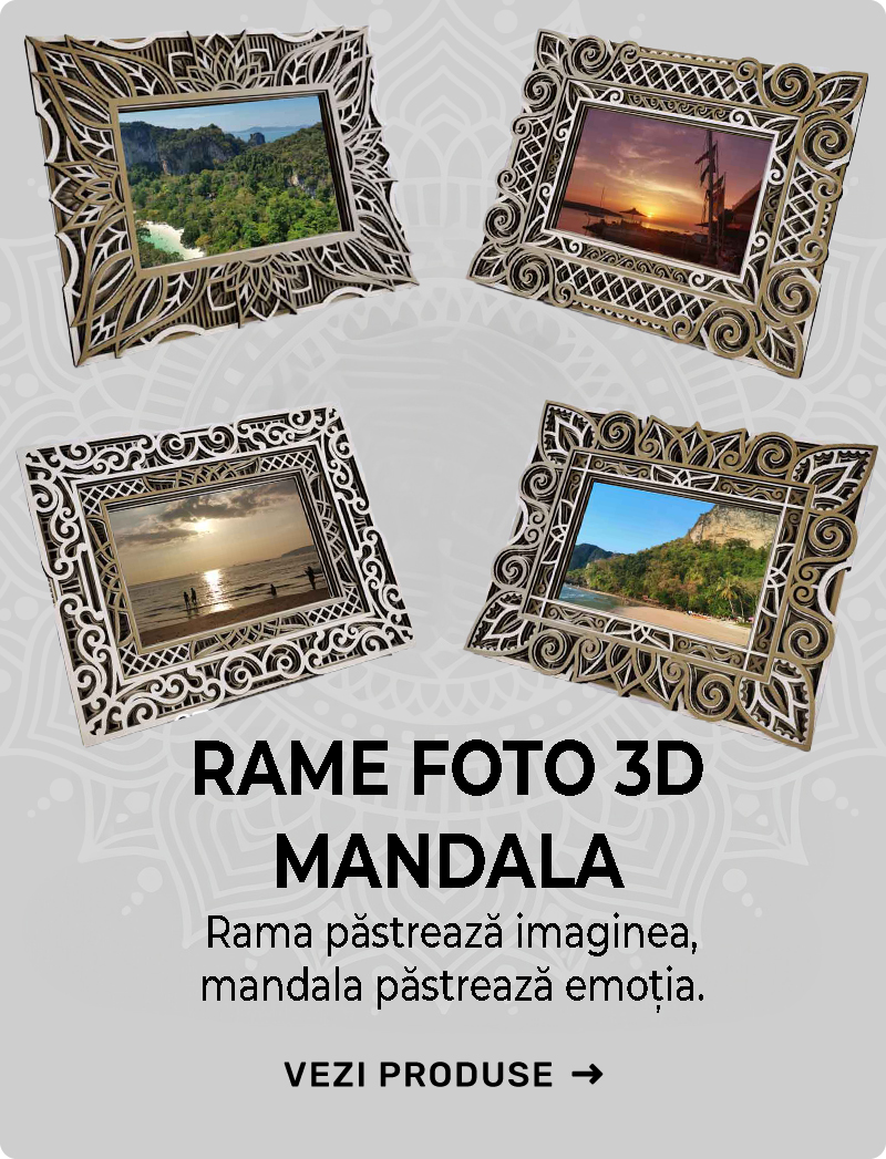 P2 Rame foto 3D Mandala