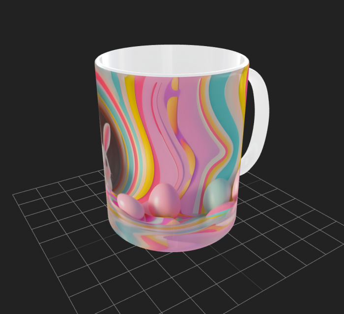 Cana de Paste cu iepurasi si oua [2]