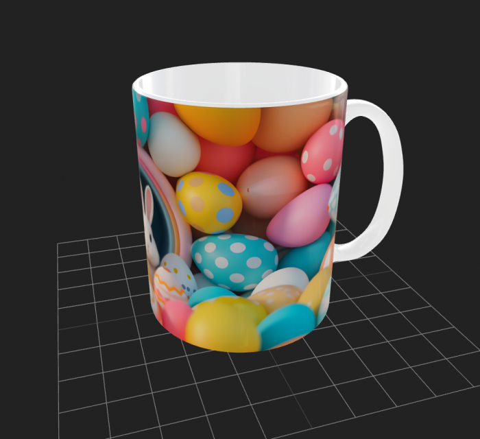 Cana de Paste cu iepurasi si oua [2]