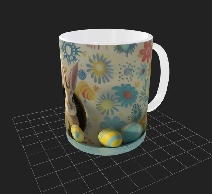 Cana de Paste cu iepurasi si oua [2]