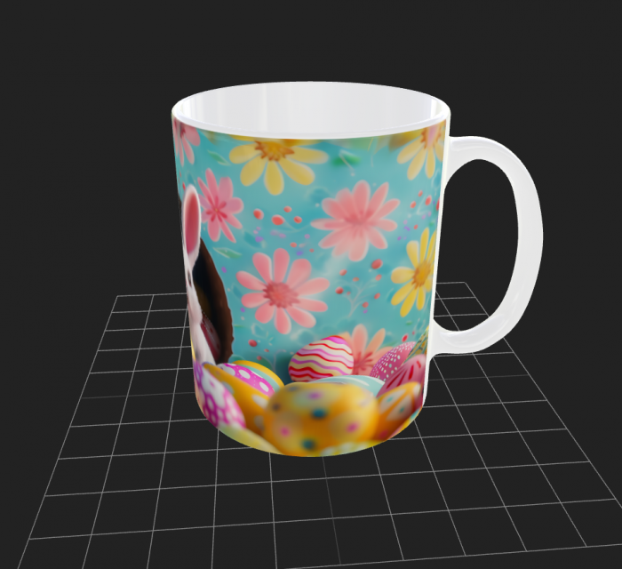 Cana de Paste cu iepurasi si oua [2]