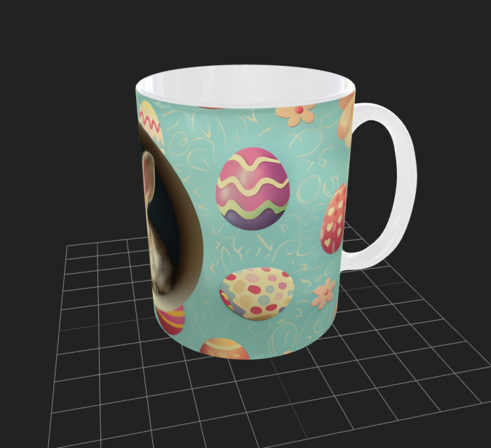 Cana de Paste cu iepurasi si oua [2]