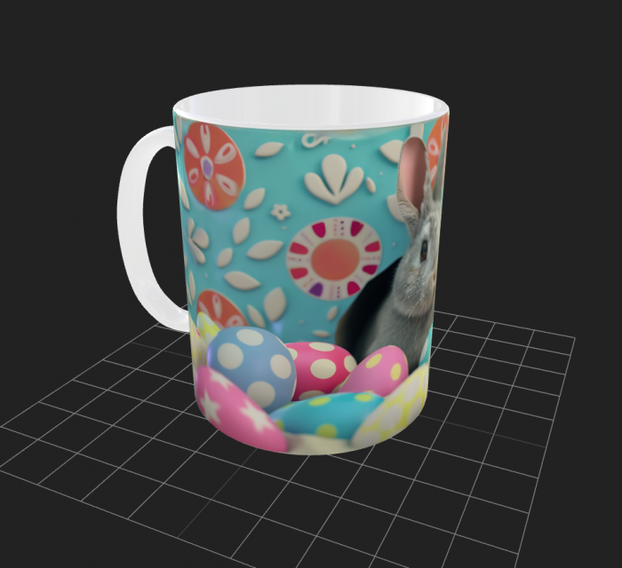 Cana de Paste cu iepurasi si oua [3]